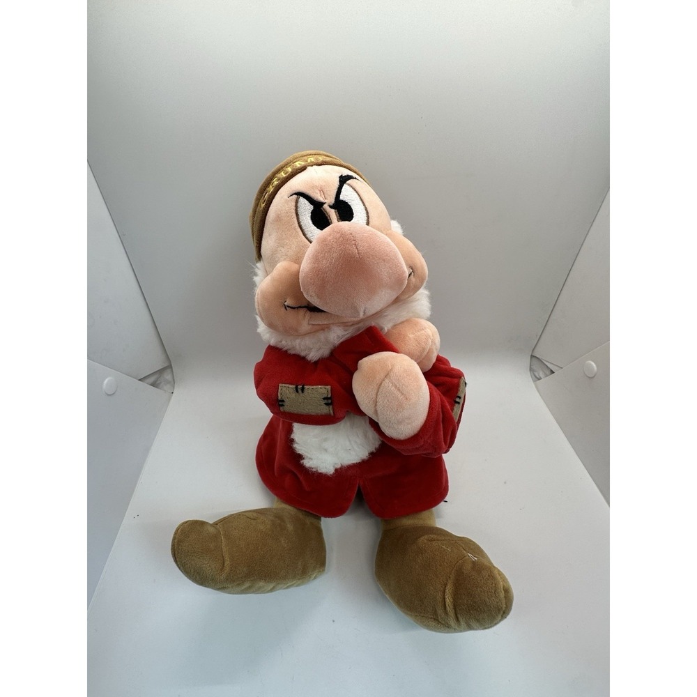 DISNEY‎ PARKS SNOW WHITE & THE SEVEN DWARFS GRUMPY 12" PLUSH TOY